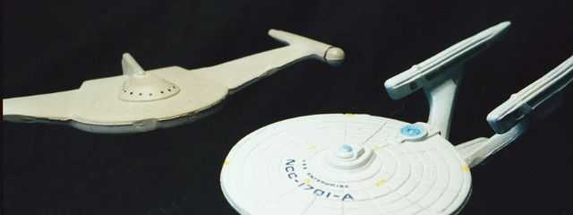 USS Enterprise versus Romulan Bird of Prey