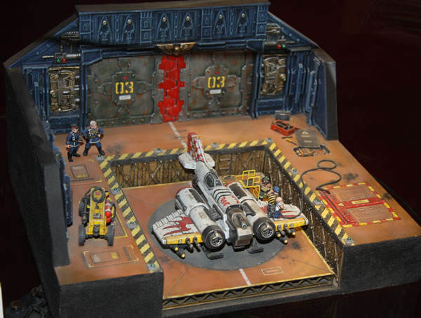 Dave Andrews' excellent Thunderbolt diorama, with a scratchbuilt Thunderbolt