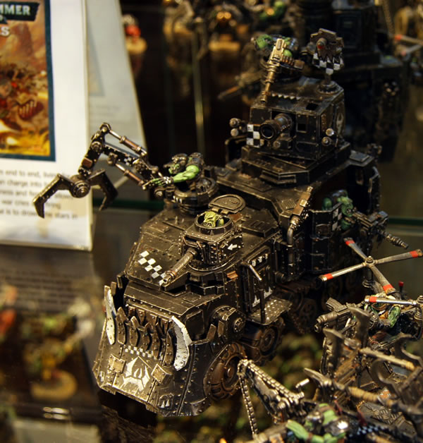 Ork Battlewagon from display at Warhammer World.
