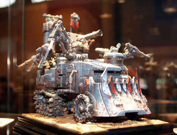 Converted Battlewagon from Golden Demon at GamesDay 2010.