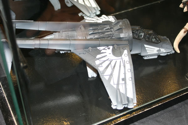 Vulture Gunship from the Forge World displays at GamesDay 2009 showing off the new transfers for the Valkyrie and the Vulture.