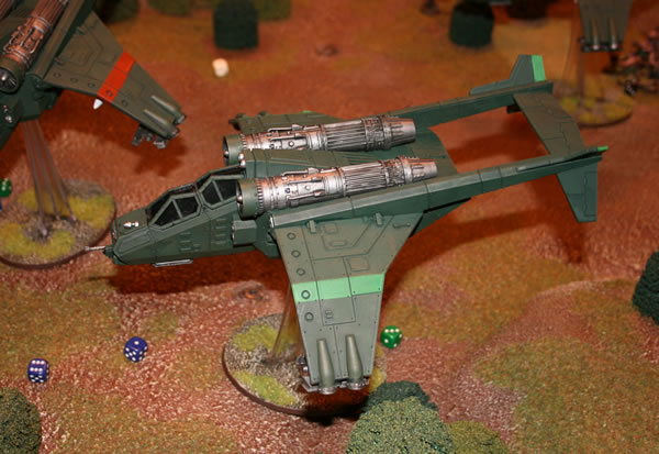 Imperial Navy Valkyrie from a demonstration game at GamesDay 2009.