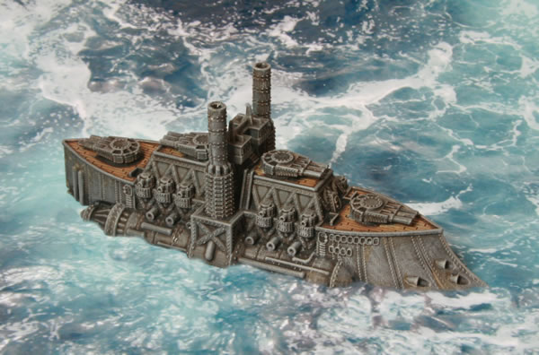 Dystopian Wars Kingdom of Britannia Ruler Class Battleship HMS King Richard III