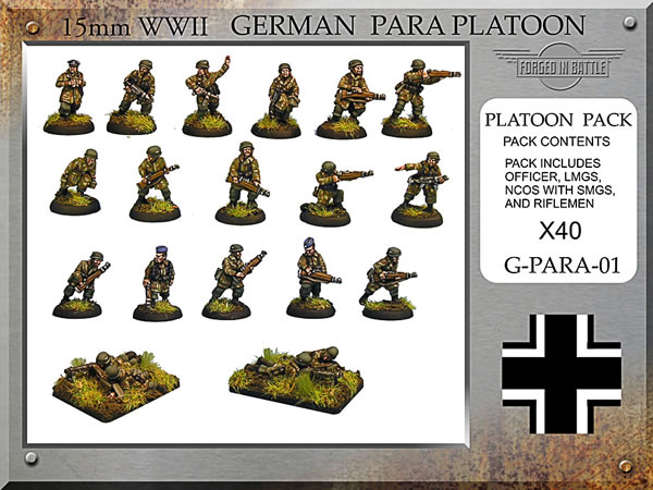 These are the Forged in Battle Paratrooper Platoon blister pack.