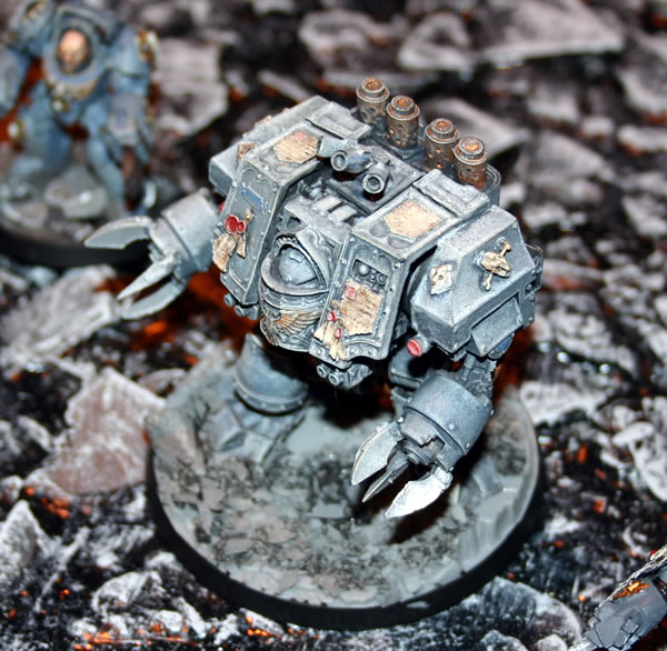 A paredator which is part of Mike Sharpe's superb Space Wolves army, which was on show at GamesDay 2006.