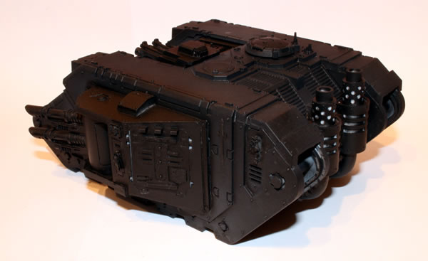 I then added the engine exhausts. 