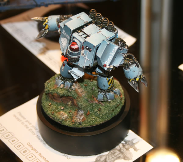 A paredator which is part of Mike Sharpe's superb Space Wolves army, which was on show at GamesDay 2006.